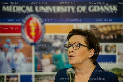 Gdanski Uniwersytet Medyczny. Konferencja prasowa Premier...