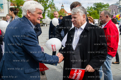 Sopot. Marsz poparcia dla Prezydenta Bronislawa Komorowskiego...