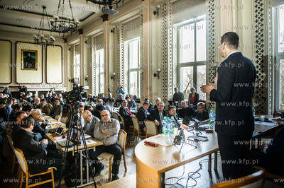 Gdańsk. Siedziba NSZZ Solidarność. Sala Akwen. Spotkanie...