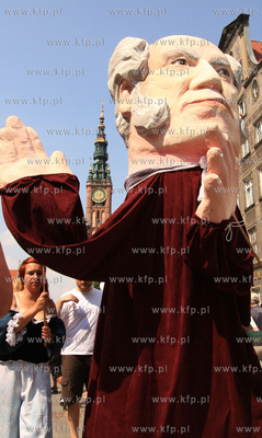 Otwarice 752 Jarmarku sw. Dominka w Gdansku. Uroczysta...