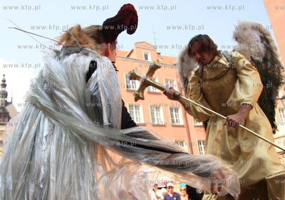 Otwarice 752 Jarmarku sw. Dominka w Gdansku. Uroczysta...