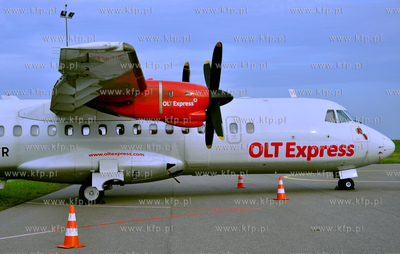 Plyta postojowa Portu Lotniczego im Lecha Walesy Gdansk...