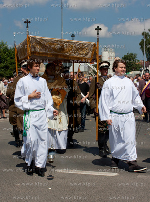 Procesja Bozego Ciala w Starogardzie Gdanskim. 30.05.2013...