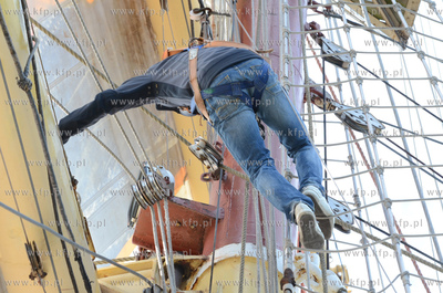 Dzien na Darze Mlodziezy ze studentami Akademii Morskiej...