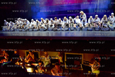 Proba medialna Chlopow w Teatrez Muzycznym w Gdyni....