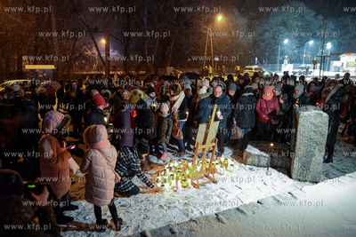 Burmistrz Mirosław Chyła wraz z mieszkańcami Pelplina...