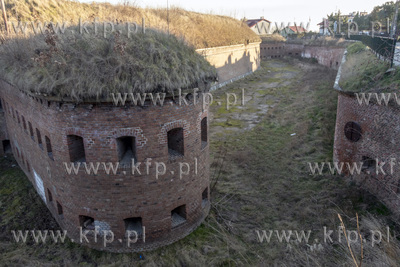 Szaniec Jezuicki, zabytkowy fort  w Gdańsku. Zbudowany...