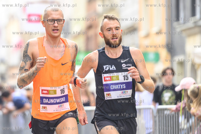 30. Bieg św. Dominika n/z bieg elity mężczyzn na...