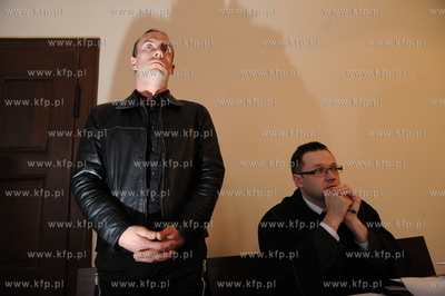 Adam Darski - wokalista, lider metalowej grupy BEHEMOT...