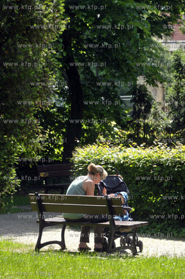 Gdansk Dolny Wrzeszcz. Park Kuzniczki na styku ul....
