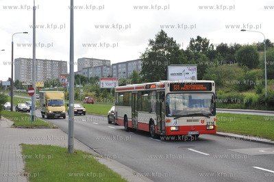Pogranicze Brętowa i Piecek - Migowa. Autobus linii...
