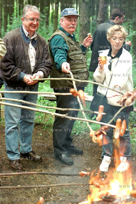Senator Edmund Wittbrodt, Lech Walesa i Maria Janiak...