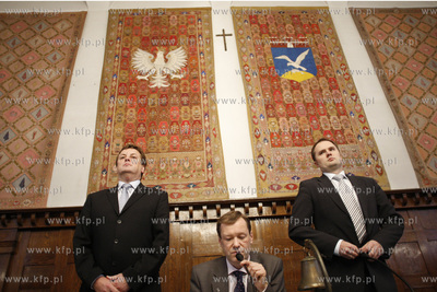 Sopot. Uroczysta sesja Rady Miasta. Zaprzysiezenie...