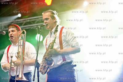 Gdansk. Targ Weglowy. Koncert zepolu Majestic w ramach...