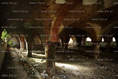 Ruina zabytkowej stajni barokowo _ klasycystycznego...