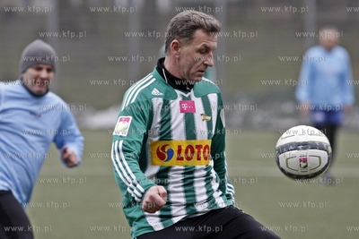 Gdansk. Boisko przy ul. Traugutta.  Noworoczny mecz...