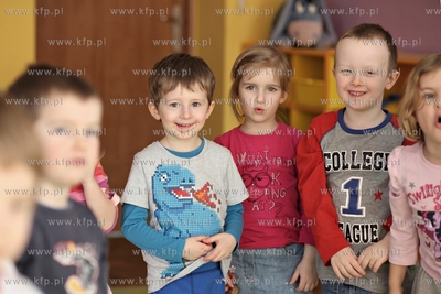 Zajecia w przedszolu nr 64 im. Kubusia Puchatka w Gdansku....