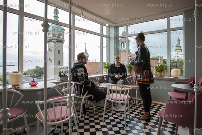 Sopot. Plac Zdrojowy. Ponowne otwarcie pijalni wód...