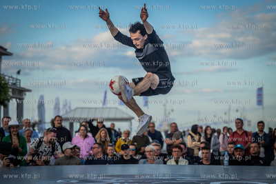 Sopot.  Mistrzostwa Europy we Freestyle Footballu.
09.06.2024
fot....