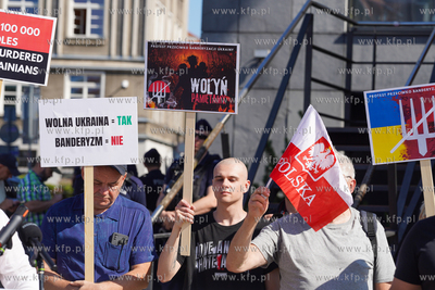 Targ Rybny w Gdańsku Protest aktywistów z Fundacji...