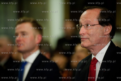 Gdansk. Ratusz Glownego Miasta. Uroczystosc wreczenia...