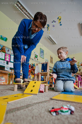 Gdansk. Zaspa. Przedszkole nr 66. Wizyta wiceministra...