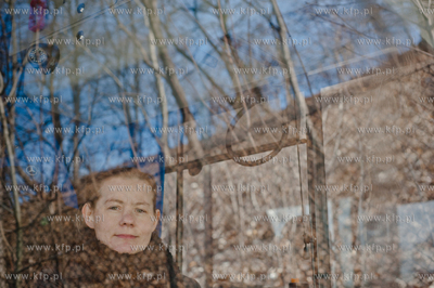 Gdansk. Dworzec PKS. Pani Irena Turbiarz, jedna z bohaterek,...