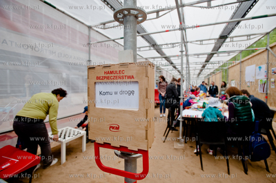 Gdansk. Matarnia. Kolej na PKM - Dzien Otwarty powstajacej...