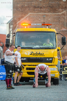 Gdank. Targ Weglowy. Zawody Pucharu Polski Strong Man.
Nz...