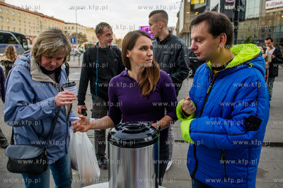 Gdansk. Wrzeszcz. Poslanka Platformy Obywatelskiej...