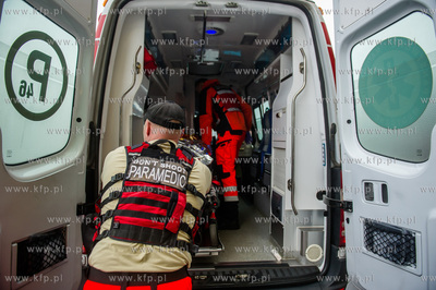 Stadion Energa Gdańsk. Ćwiczenia służb ratowniczych...