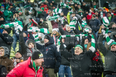 Stadion Energa Gdańsk.  Mecz XXI Kolejki Lotto Ekstraklasy...