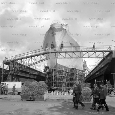 Statek Kapitan Kosko w Gdańskiej Stoczni Remontowej....