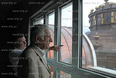 Sopot. Przewodniczacy Parlamentu Europejskiego prof....