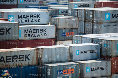 Gdansk. Terminal kontenerowy DCT. 25.05.2011 fot. Mateusz...