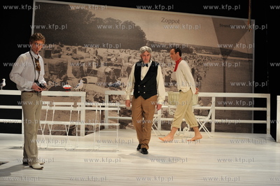 Scena Kameralna Teatru Wybrzeze w Sopocie. Proba generalna...