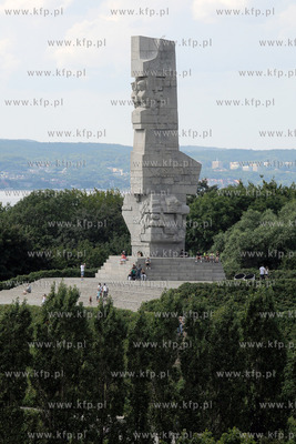 Pomnik Obroncow Wybrzeza na Westerplatte w Gdansku...