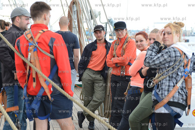 Dzien na Darze Mlodziezy ze studentami Akademii Morskiej...