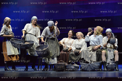 Proba medialna Chlopow w Teatrez Muzycznym w Gdyni....