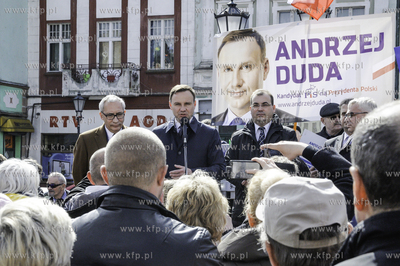 Tczew. Spotkanie kandydata PiS na prezydenta RP, Andrzeja...