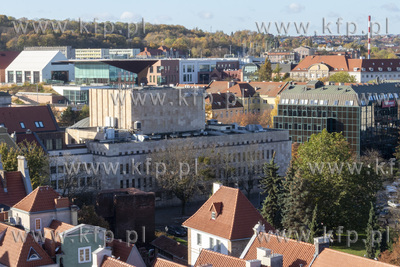 Panorama Gdańska - widok z dachu kościoła św. Mikołaja...