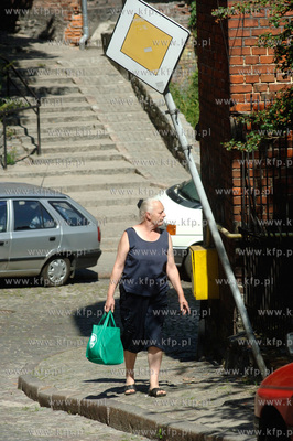 Gdansk Biskupia Gorka. Ul. Biskupia i okolice.  6.08.2007...