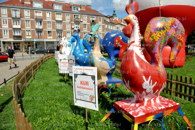 Gdansk. Jarmark Swietego Dominika. Wystawa jarmarkowych...