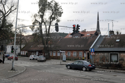 Gdansk Oliwa. Skrzuzowanie ulic: Polanski, Alfa Liczmanskiego...