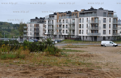 Gdansk, Jasien. Bloki przy ulicy Jasienskiej. 28.08.2015...