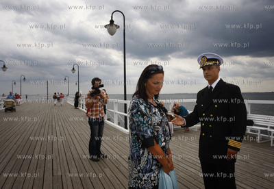 Gdynia. Plan filmowy serialu M Jak Milosc. Nz Hanna...