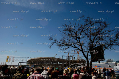 Gdansk. Dzien otwarty stadionu pilkarskiego w Letnicy.
25.04.2010
fot....