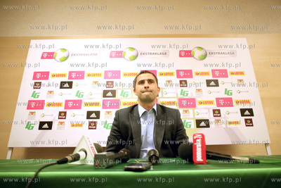 Gdansk. PGE Arena. Konferencja Tomasz Kafarskiego (...