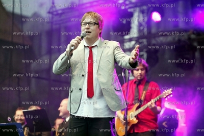 Gdansk. Targ Weglowy. Koncert zepolu Majestic w ramach...
