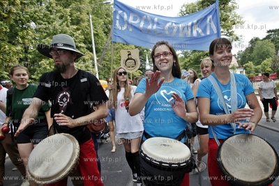 Gdansk. Sobotkowe Swieto Jaskowej Doliny. Nz. uroczysta...